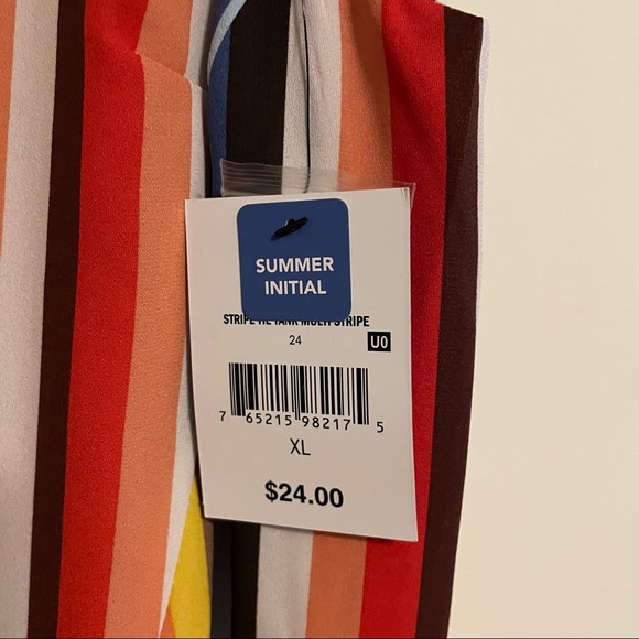 NWT Rainbow Striped Tank Top - Picture 3 of 6